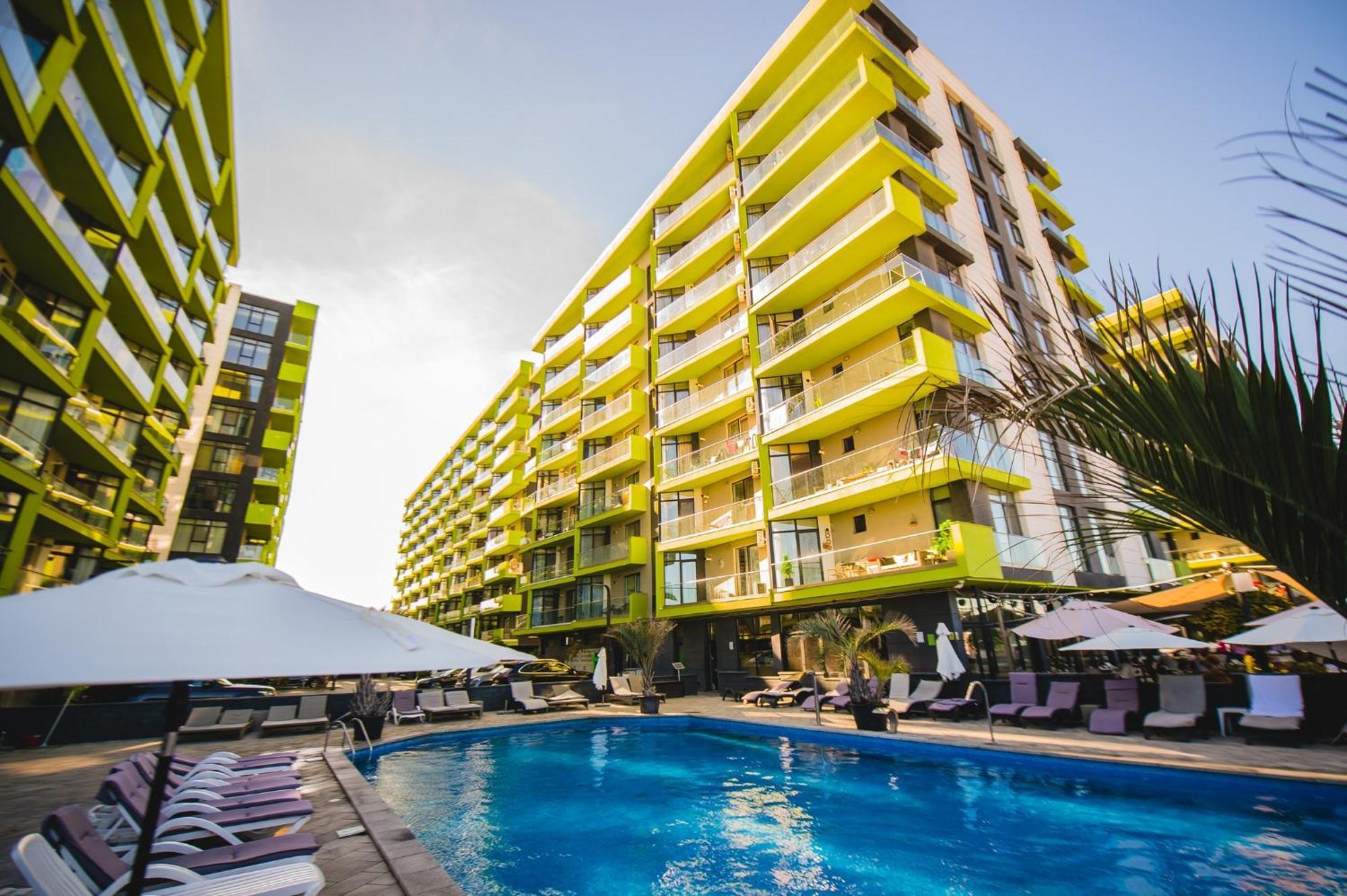 Eka Studio - Pool & Spa Beach Resort Năvodari Kültér fotó
